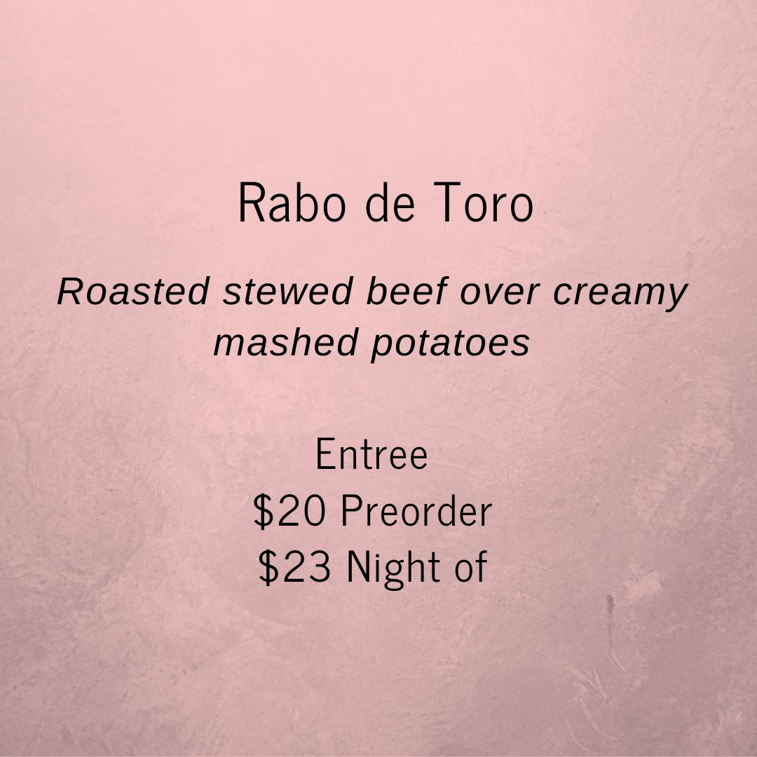 Rabo De Toro- Entree portion