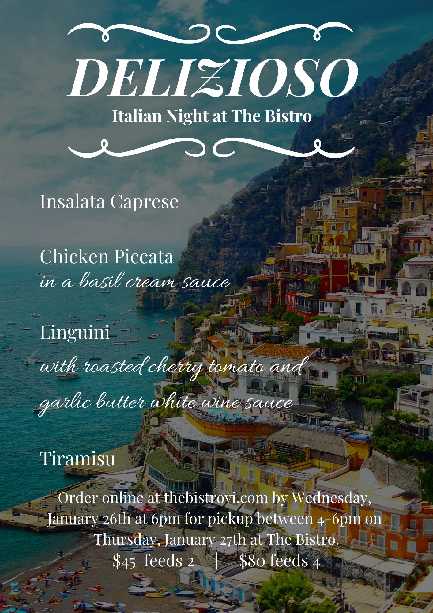 Delizioso | Italian Night at The Bistro